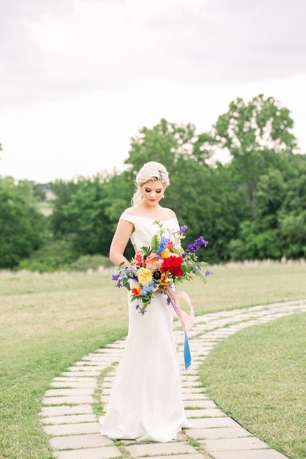  Color My World Wedding Inspiration