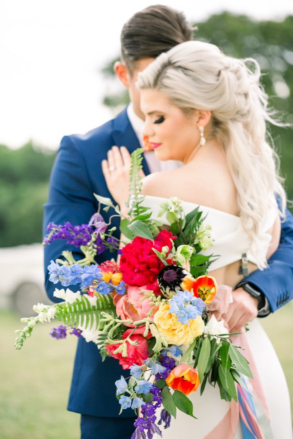  Color My World Wedding Inspiration